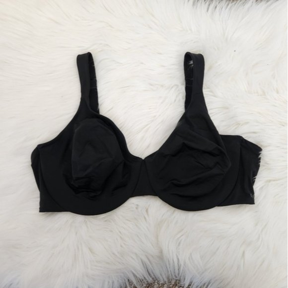 Calvin Klein Seductive Modern Seamless Comfort Unpadded Underwire Bra Black 38DD - Picture 2 of 8